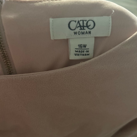 Blush pink suede dress. - Picture 3 of 3